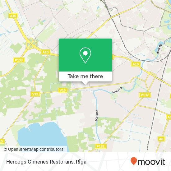 Hercogs Gimenes Restorans map