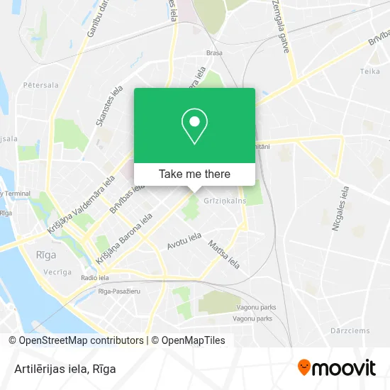 Artilērijas iela map