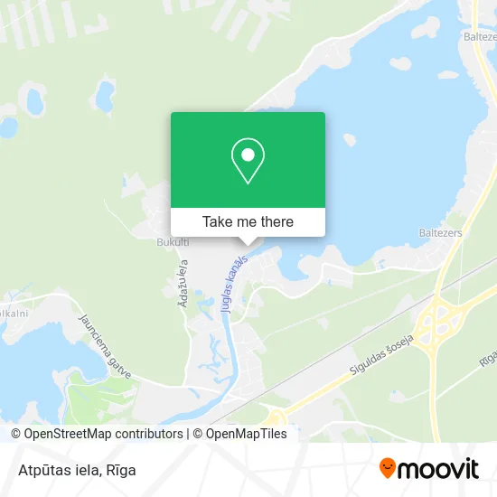Карта Atpūtas iela