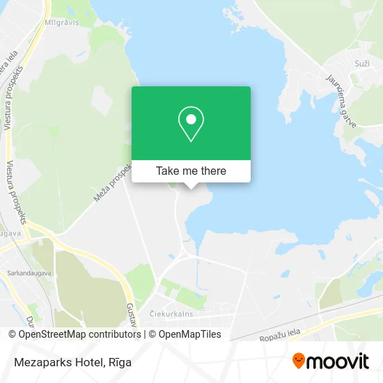 Mezaparks Hotel map