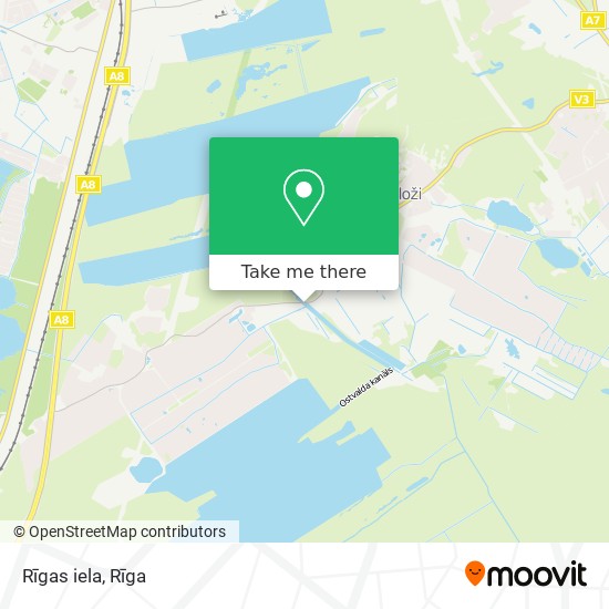 Rīgas iela map