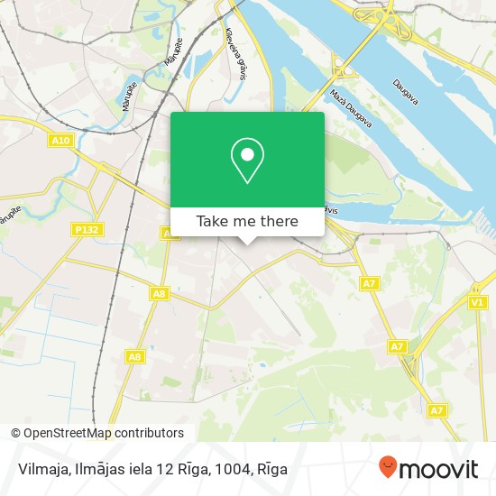 Vilmaja, Ilmājas iela 12 Rīga, 1004 map