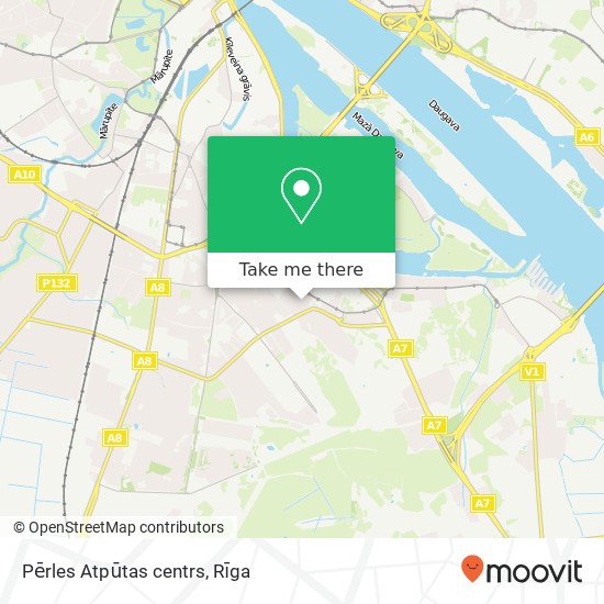 Pērles Atpūtas centrs map