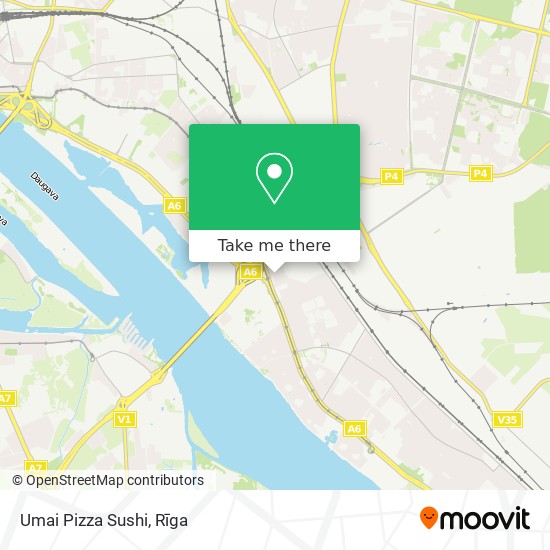 Umai Pizza Sushi map