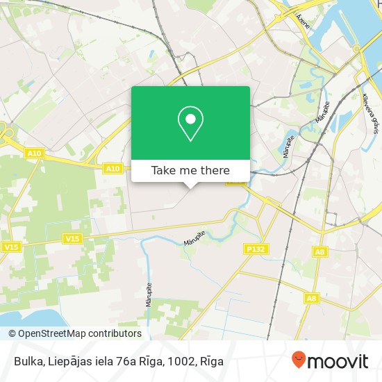Bulka, Liepājas iela 76a Rīga, 1002 map