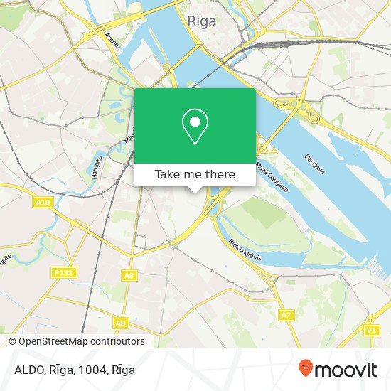 Карта ALDO, Rīga, 1004