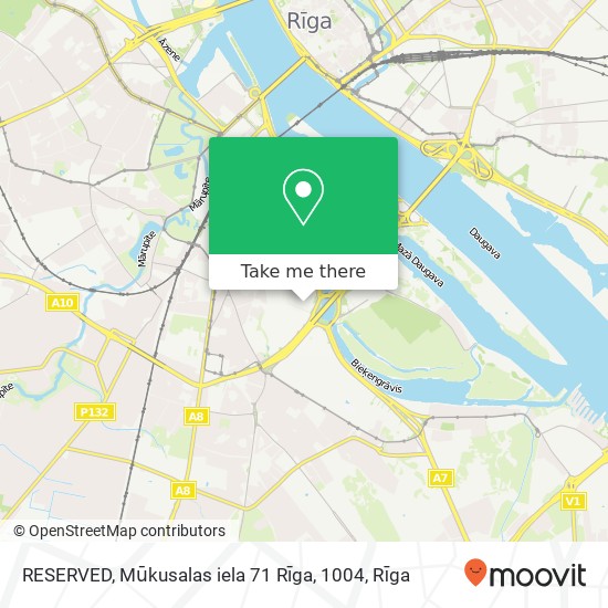 RESERVED, Mūkusalas iela 71 Rīga, 1004 map