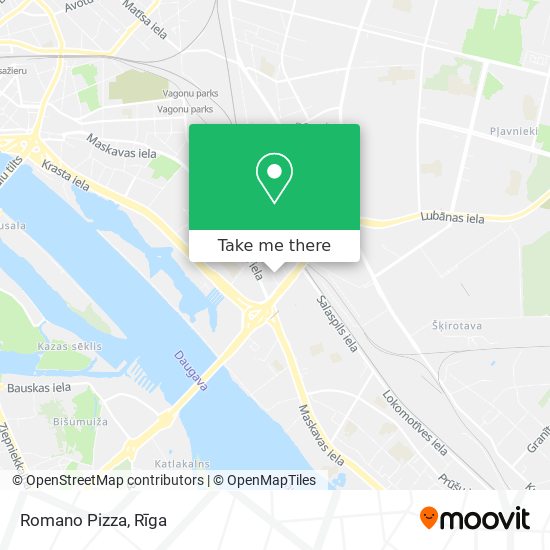 Romano Pizza map