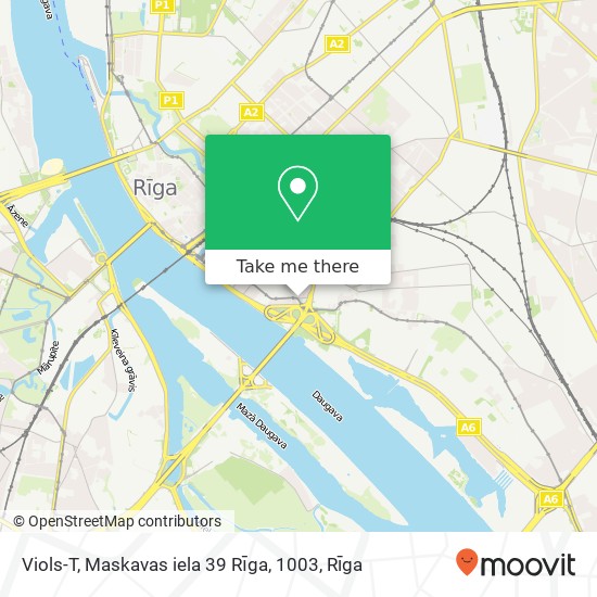 Viols-T, Maskavas iela 39 Rīga, 1003 map