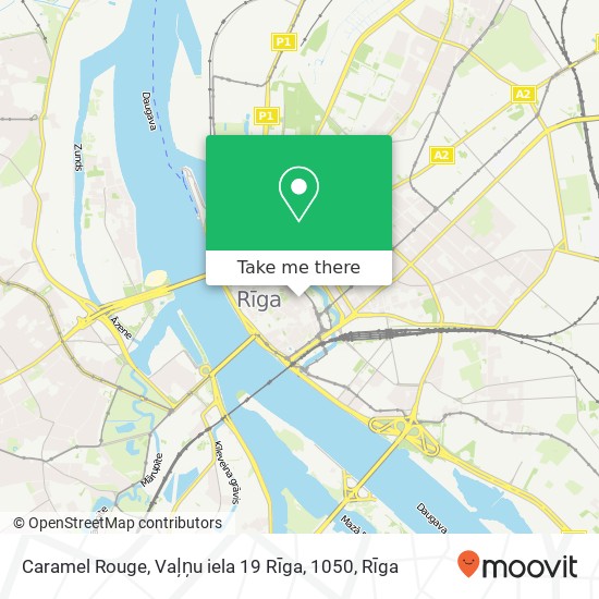 Caramel Rouge, Vaļņu iela 19 Rīga, 1050 map