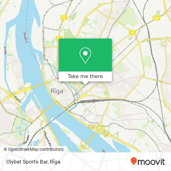 Olybet Sports Bar map