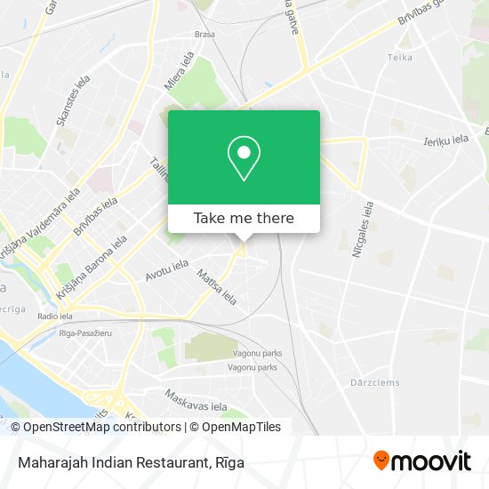Maharajah Indian Restaurant map