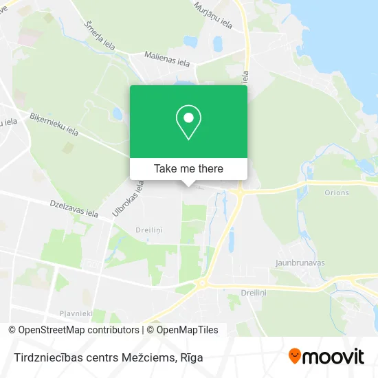 Карта Tirdzniecības centrs Mežciems