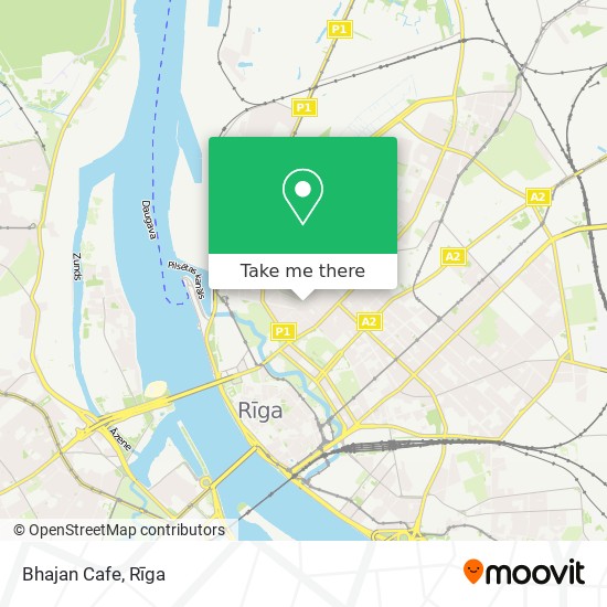 Bhajan Cafe map
