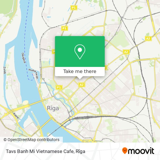 Tavs Banh Mi Vietnamese Cafe map