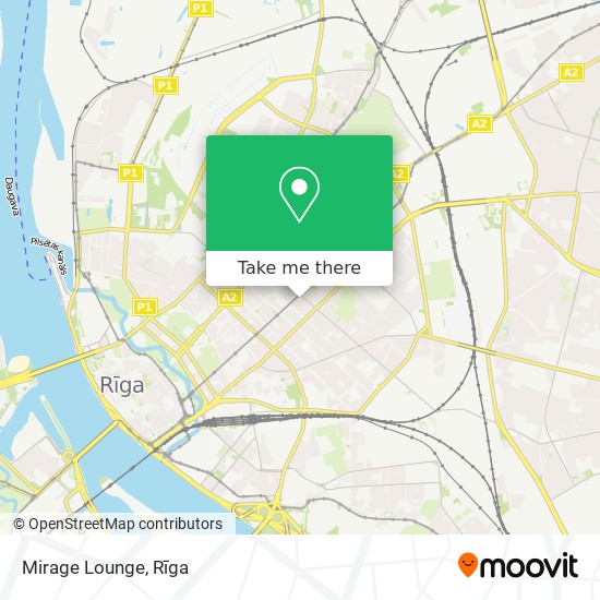 Mirage Lounge map