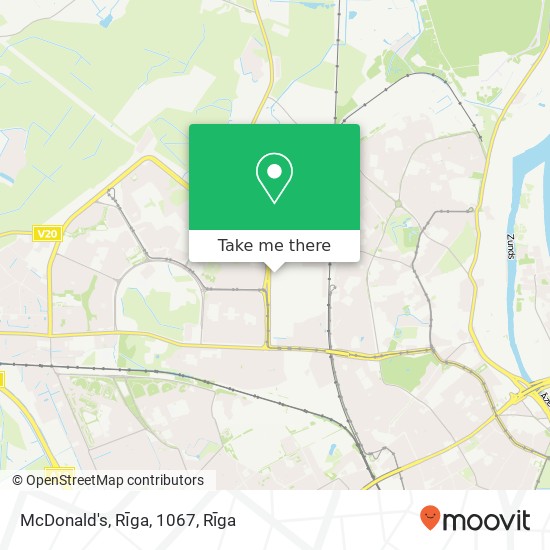 McDonald's, Rīga, 1067 map