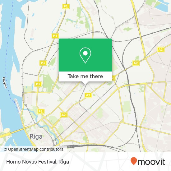 Homo Novus Festival map