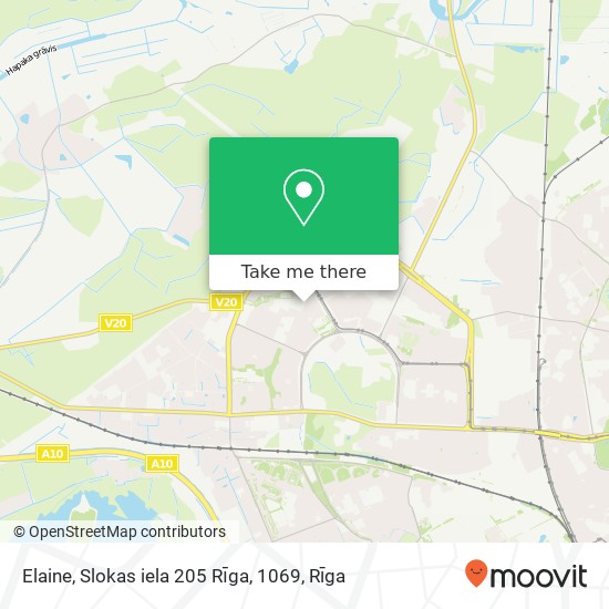 Карта Elaine, Slokas iela 205 Rīga, 1069