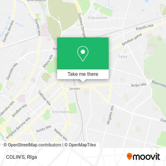 Карта COLIN'S