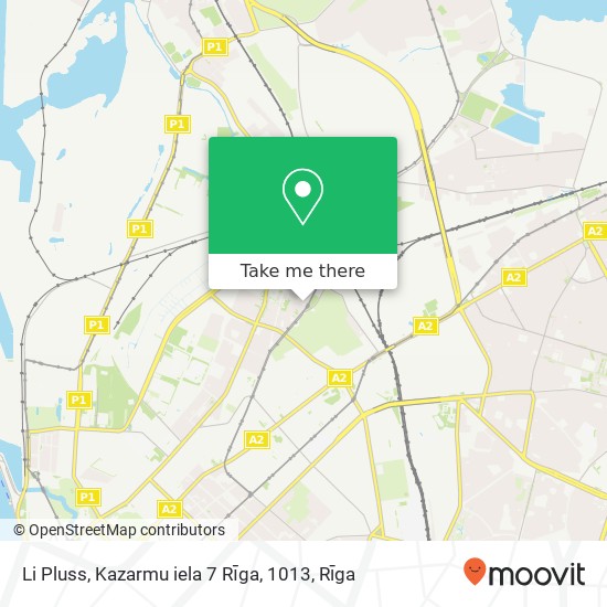 Li Pluss, Kazarmu iela 7 Rīga, 1013 map