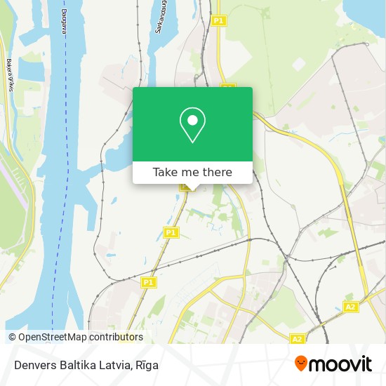 Карта Denvers Baltika Latvia