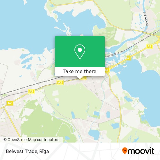 Belwest Trade map