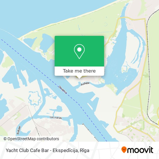 Карта Yacht Club Cafe Bar - Ekspedīcija