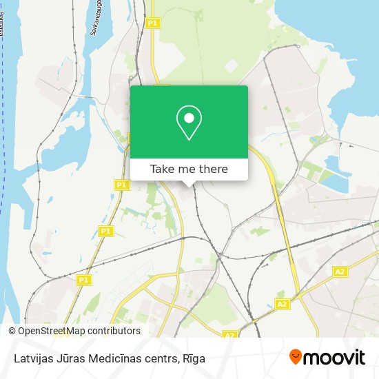 Карта Latvijas Jūras Medicīnas centrs