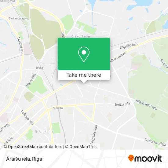 Карта Āraišu iela