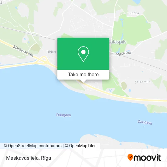 Карта Maskavas iela