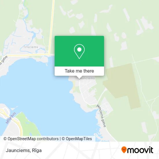 Jaunciems map