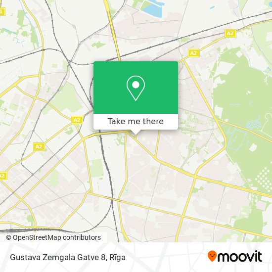 Карта Gustava Zemgala Gatve 8