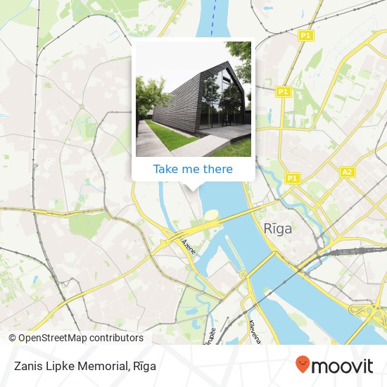 Zanis Lipke Memorial map