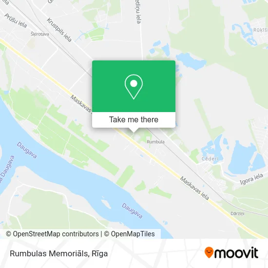 Карта Rumbulas Memoriāls