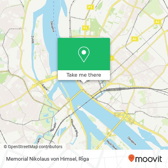 Memorial Nikolaus von Himsel map