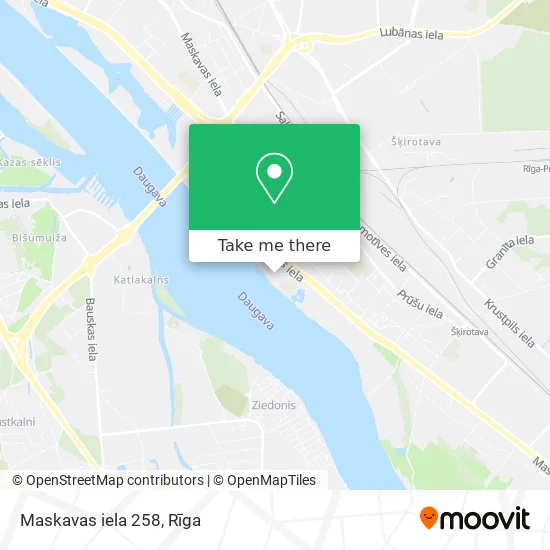 Карта Maskavas iela 258