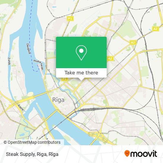 Steak Supply, Riga map