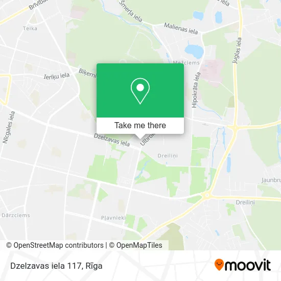 Карта Dzelzavas iela 117