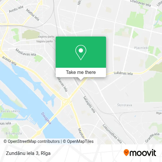 Zundānu iela 3 map