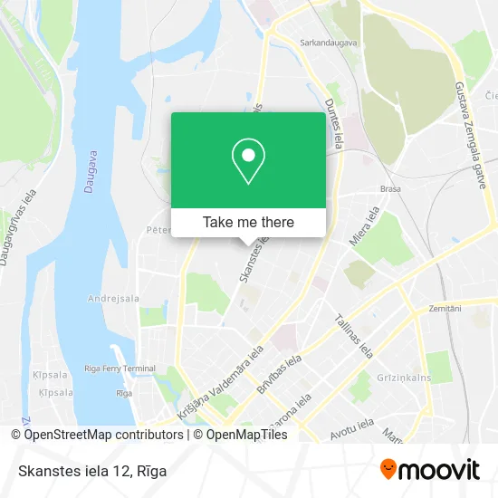 Карта Skanstes iela 12