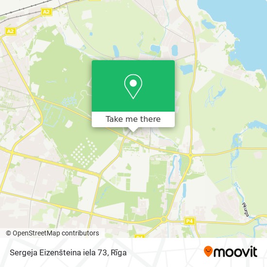 Карта Sergeja Eizenšteina iela 73