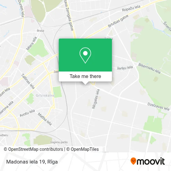 Madonas iela 19 map