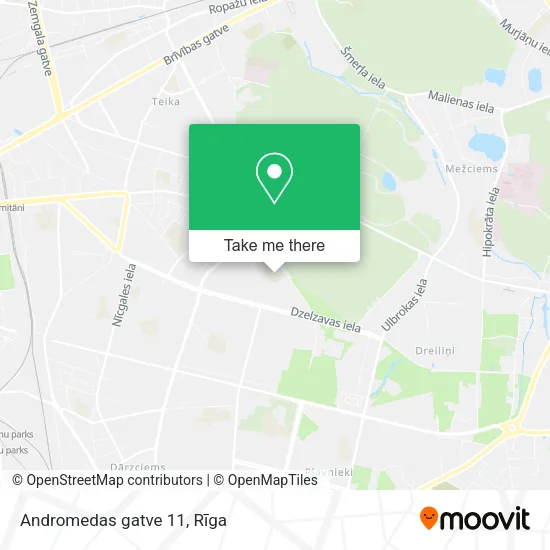 Карта Andromedas gatve 11