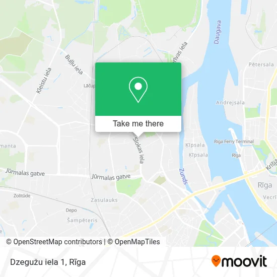 Dzegužu iela 1 map