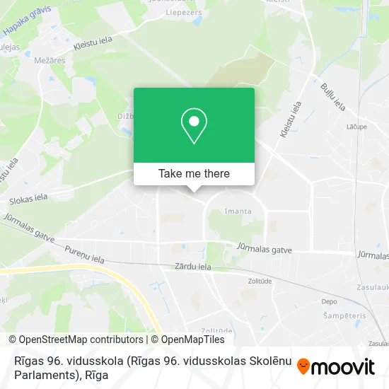Rīgas 96. vidusskola (Rīgas 96. vidusskolas Skolēnu Parlaments) map