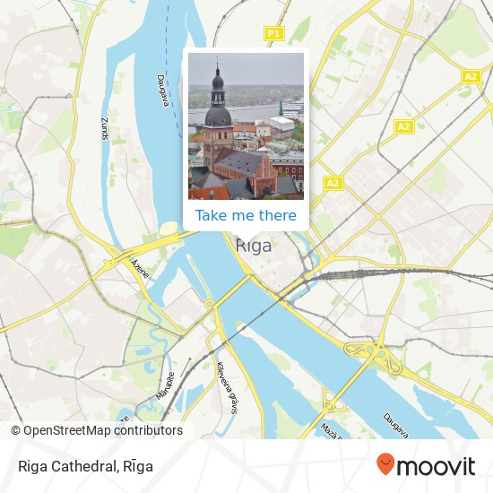 Riga Cathedral map