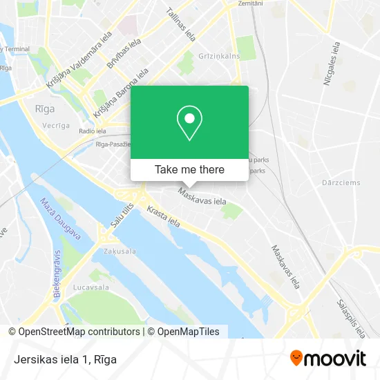 Карта Jersikas iela 1