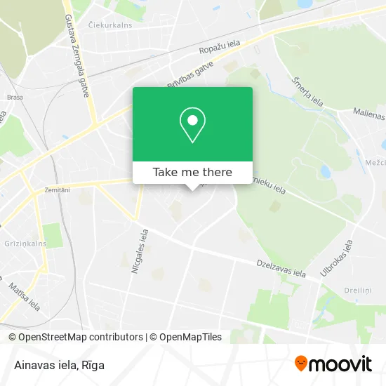 Карта Ainavas iela