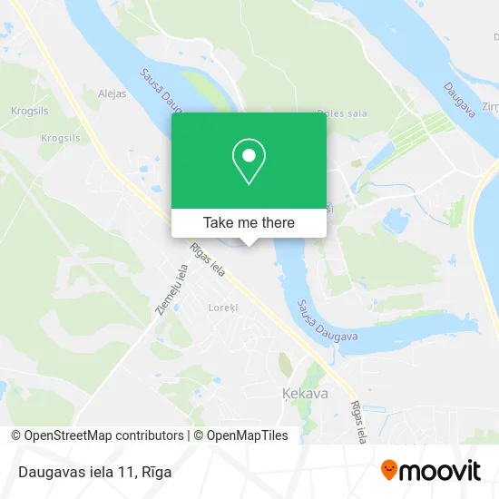 Карта Daugavas iela 11